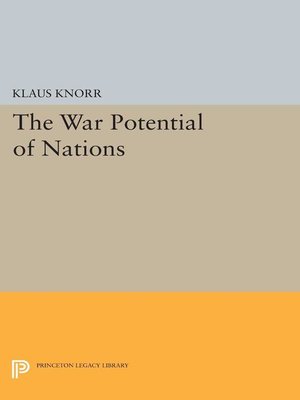 cover image of War Potential of Nations
